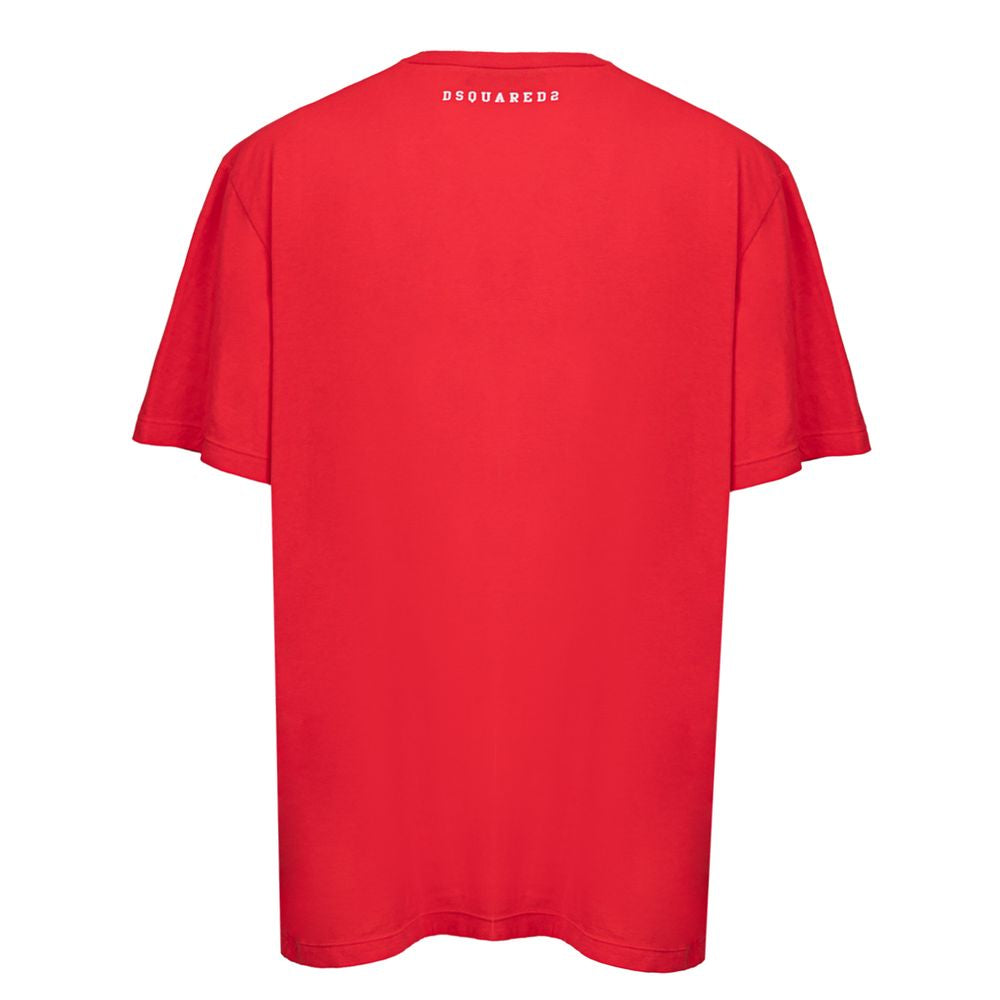 Dsquared² Red Cotton T-Shirt by Dsquared²