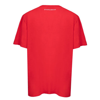 Dsquared² Red Cotton T-Shirt by Dsquared²