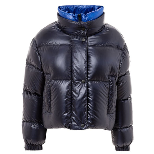 Ajoutez des vestes et un manteau en polyamide bleu