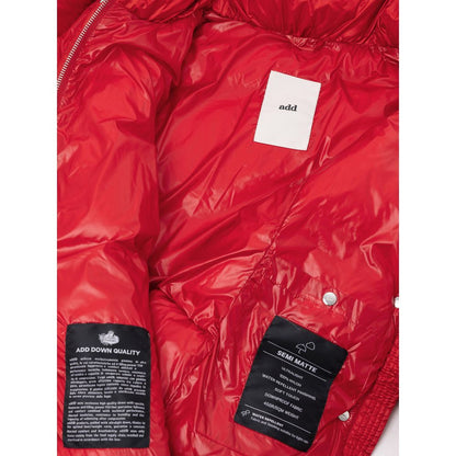 Ajoutez des vestes et un manteau en polyamide rouge