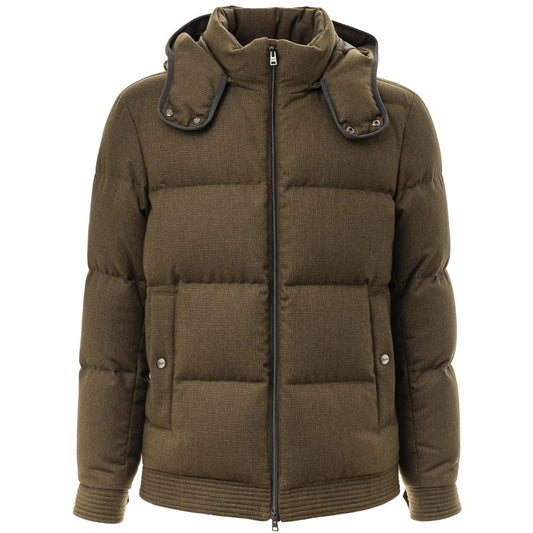 Herno Green Wool Jackets & Coat by Herno