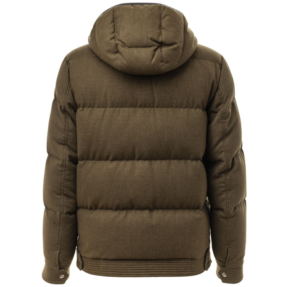 Herno Green Wool Jackets & Coat by Herno