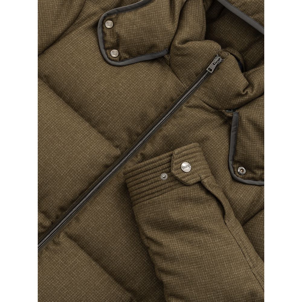 Herno Green Wool Jackets & Coat by Herno