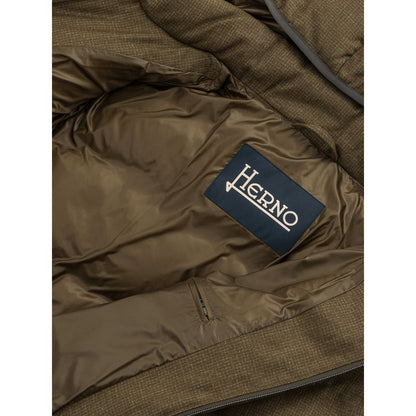 Herno Green Wool Jackets & Coat by Herno