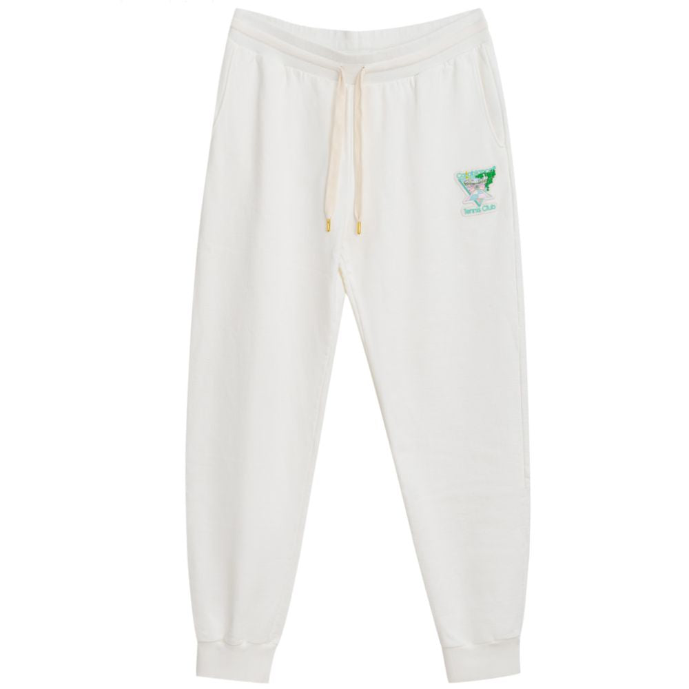 Casablanca White Cotton Athletic Pant by Casablanca