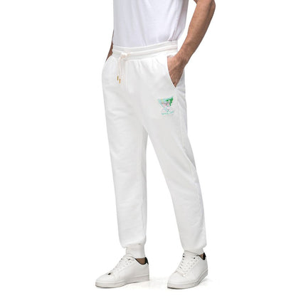 Casablanca White Cotton Athletic Pant by Casablanca