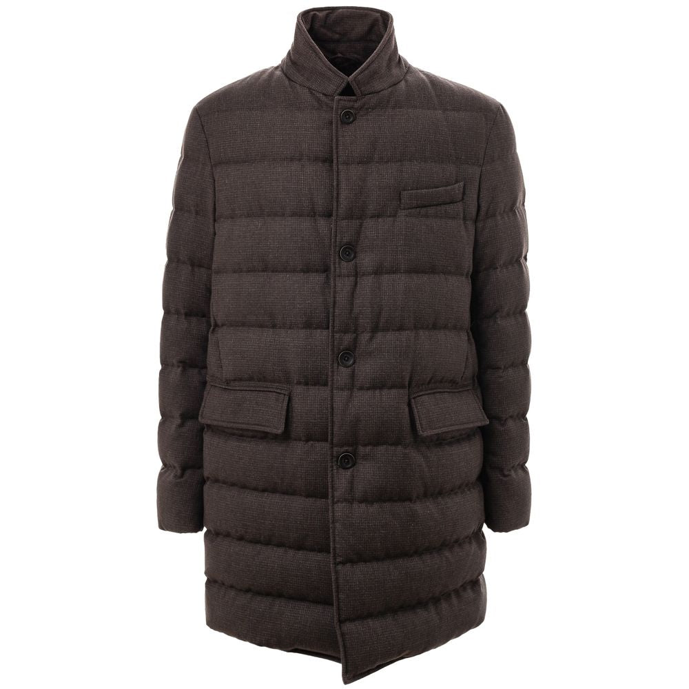 Herno Brown Wool Jackets & Coat by Herno