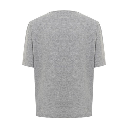 Dsquared² Elegant Gray Cotton Top for Women by Dsquared²
