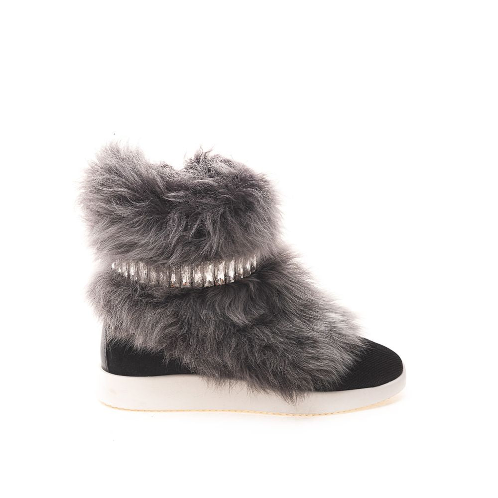 Giuseppe Zanotti Black Neoprene Sneaker by Giuseppe Zanotti