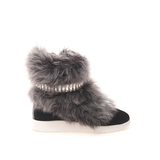 Giuseppe Zanotti Black Neoprene Sneaker by Giuseppe Zanotti