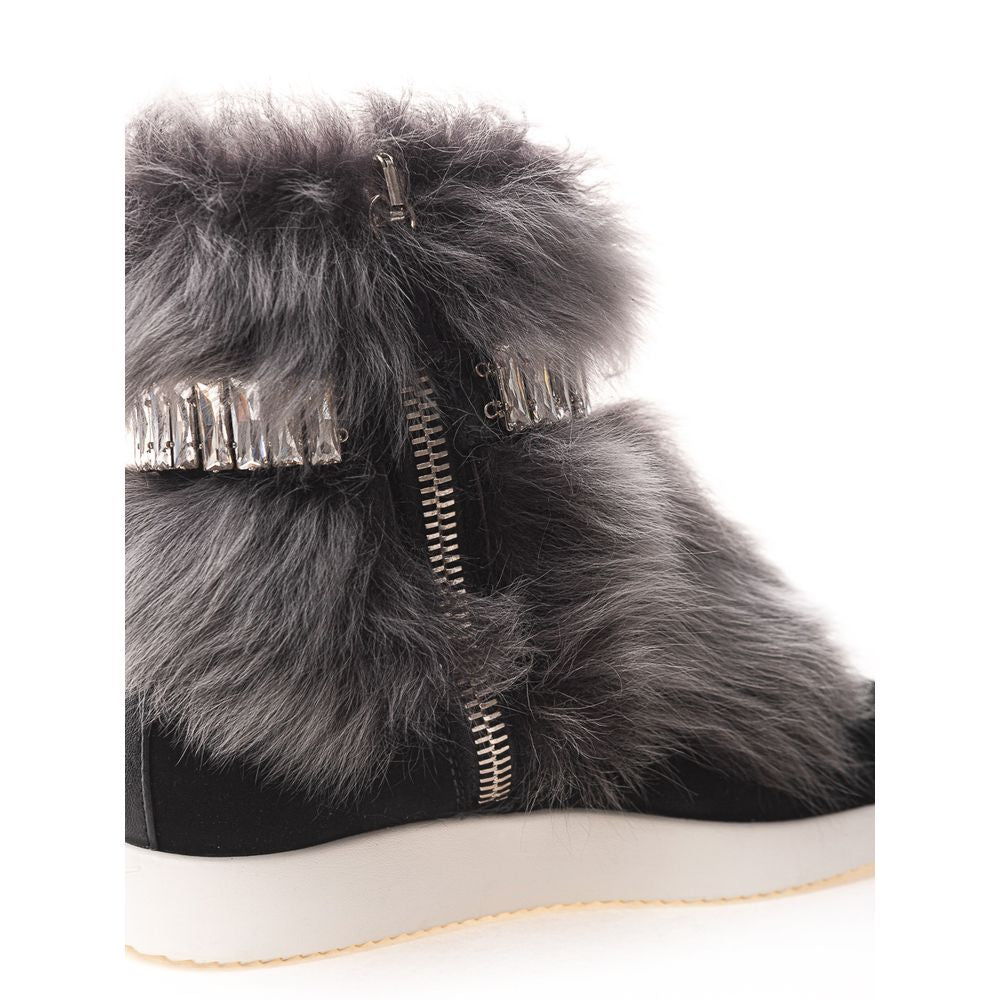 Giuseppe Zanotti Black Neoprene Sneaker by Giuseppe Zanotti