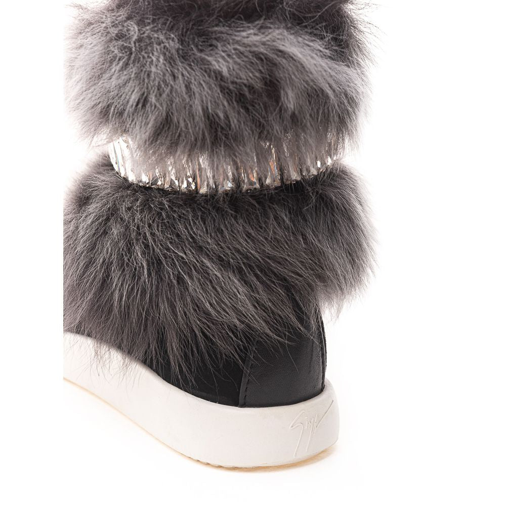 Giuseppe Zanotti Black Neoprene Sneaker by Giuseppe Zanotti