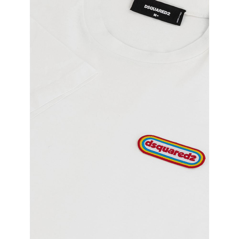 Dsquared² Chic White Cotton Staple Tee by Dsquared²
