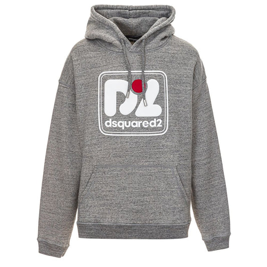 Dsquared² Gray Cotton Hoody by Dsquared²