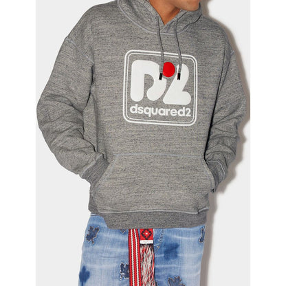 Dsquared² Gray Cotton Hoody by Dsquared²