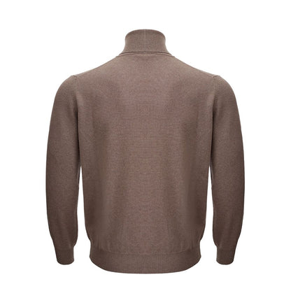 KANGRA Brown Wool Sweater by KANGRA