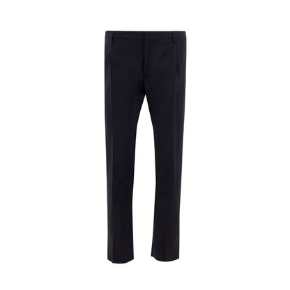 Pantalon en laine noire Valentino