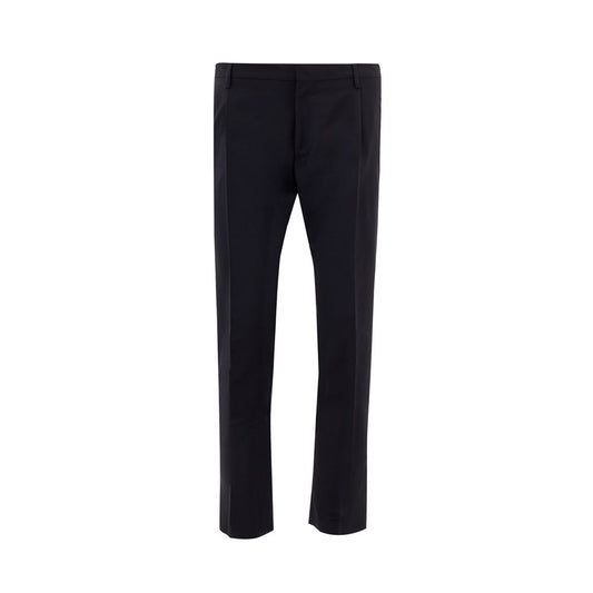 Pantalon en laine noire Valentino