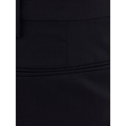 Pantalon en laine noire Valentino