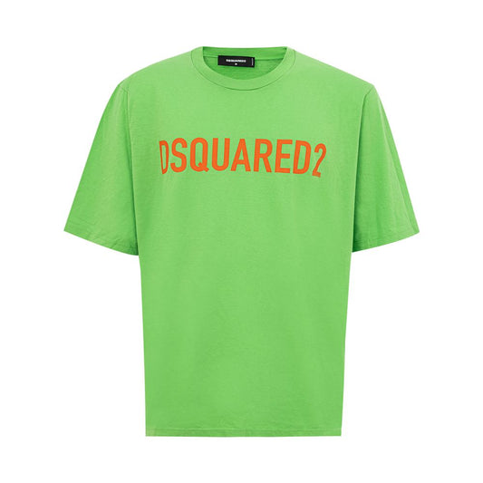 Dsquared² Electric Green Cotton Tee for Men by Dsquared²