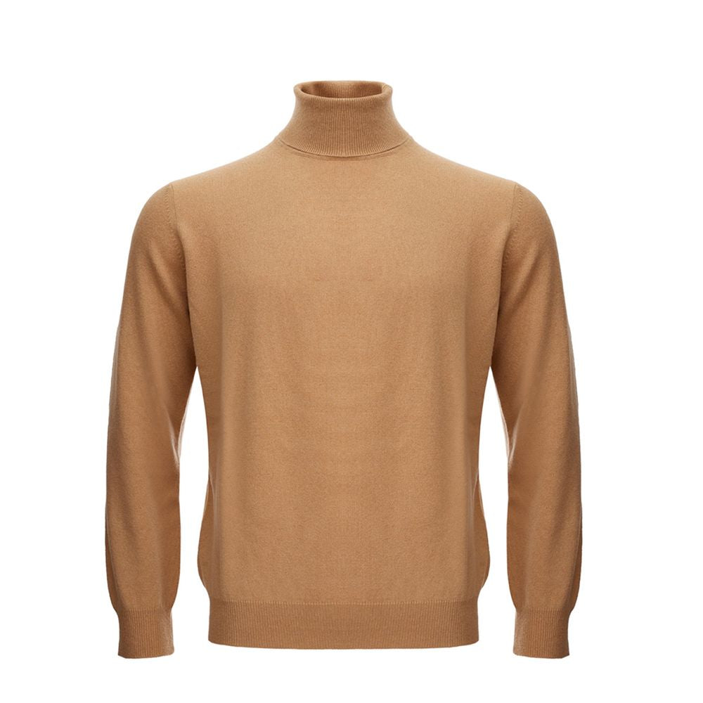 KANGRA Elegant Woolen Brown Sweater for Men by KANGRA