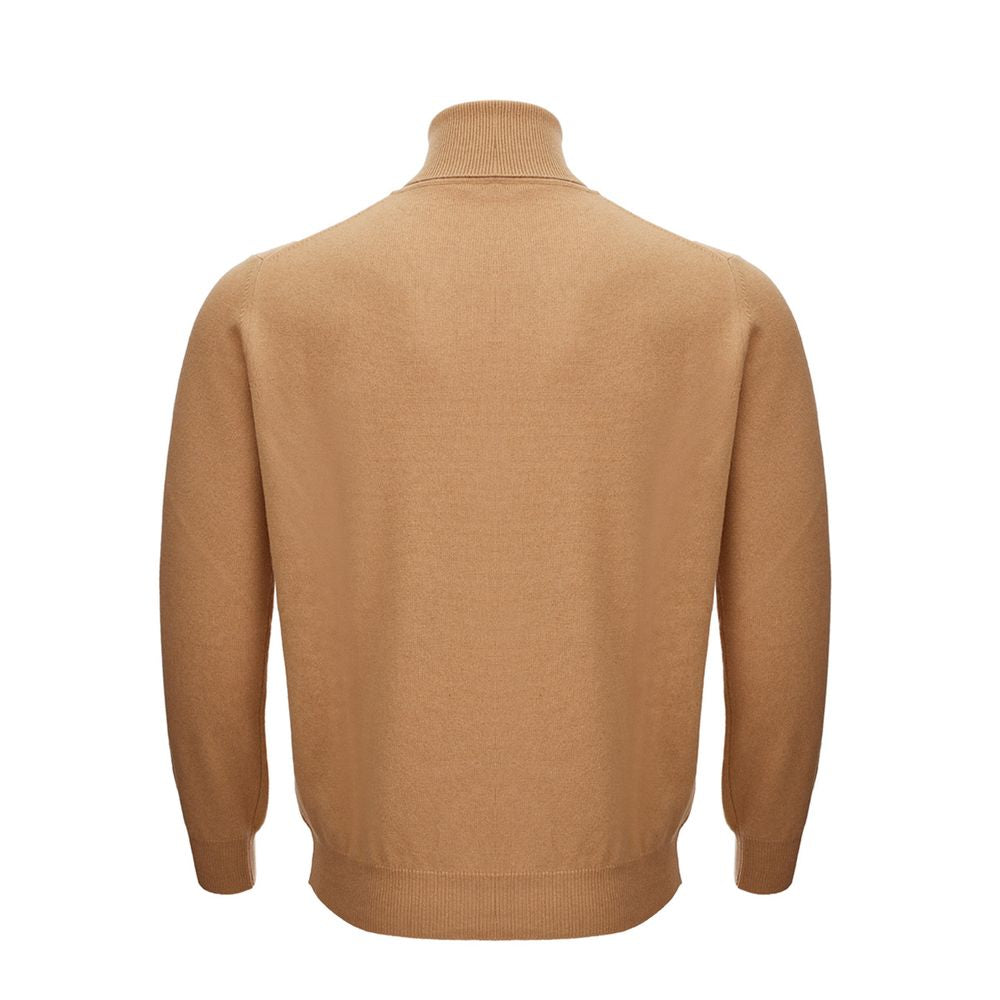 KANGRA Elegant Woolen Brown Sweater for Men by KANGRA