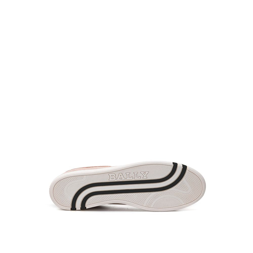 Bally Elegant Pink Leather Sneakers for Women by Bally