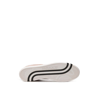 Bally Elegant Pink Leather Sneakers for Women by Bally