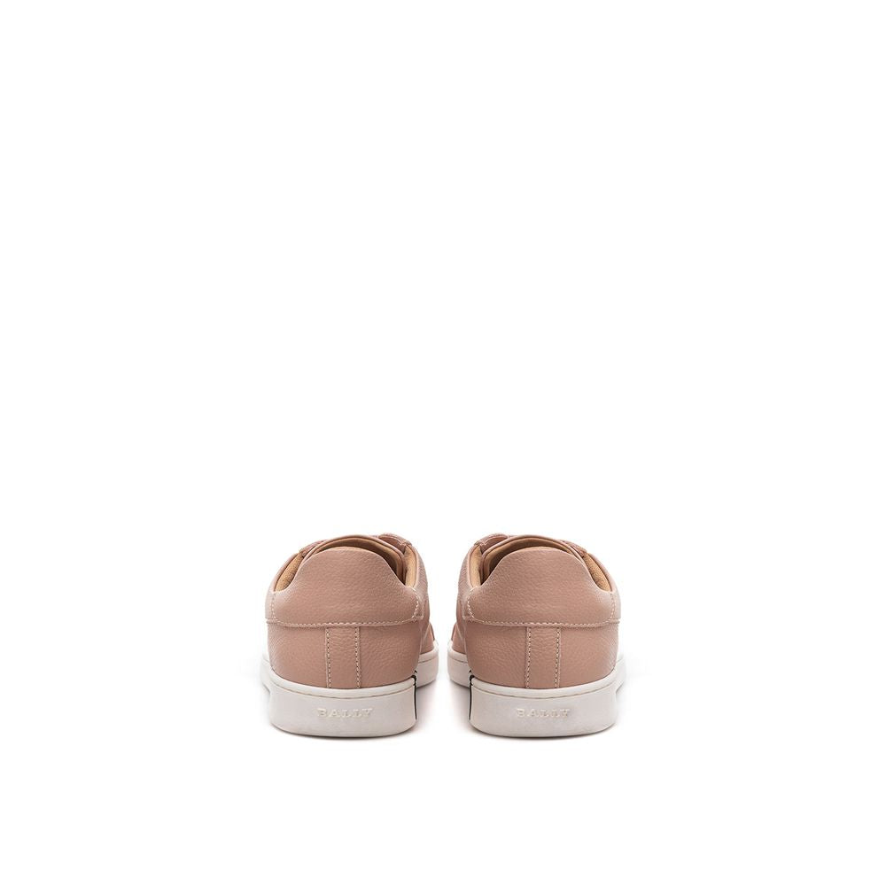 Bally Elegant Pink Leather Sneakers for Women by Bally