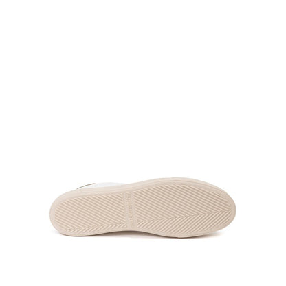P448 White Leather Sneakers Elegant Casual Footwear by P448