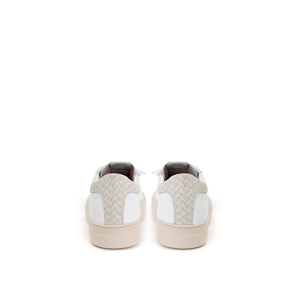 P448 White Leather Sneakers Elegant Casual Footwear by P448