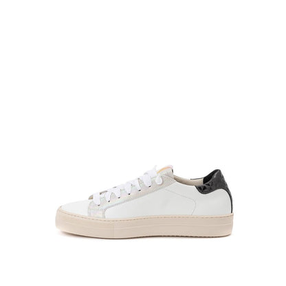P448 Elevate Your Sneaker Game with All-White Italian Leather Kicks by P448