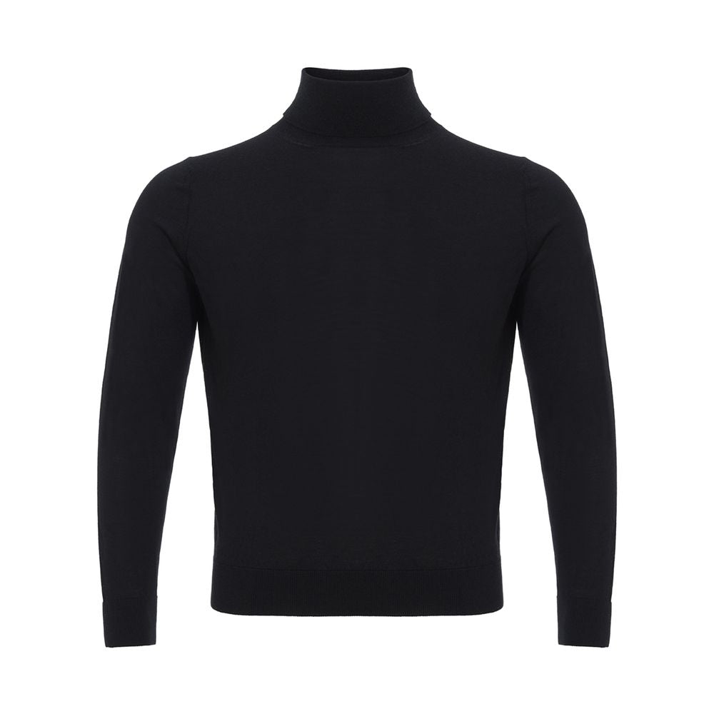 Colombo Italian Cashmere Luxury Black Sweater by Colombo