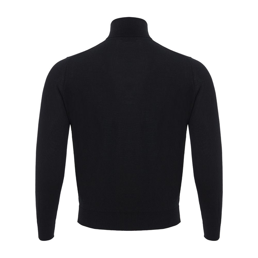 Colombo Italian Cashmere Luxury Black Sweater by Colombo