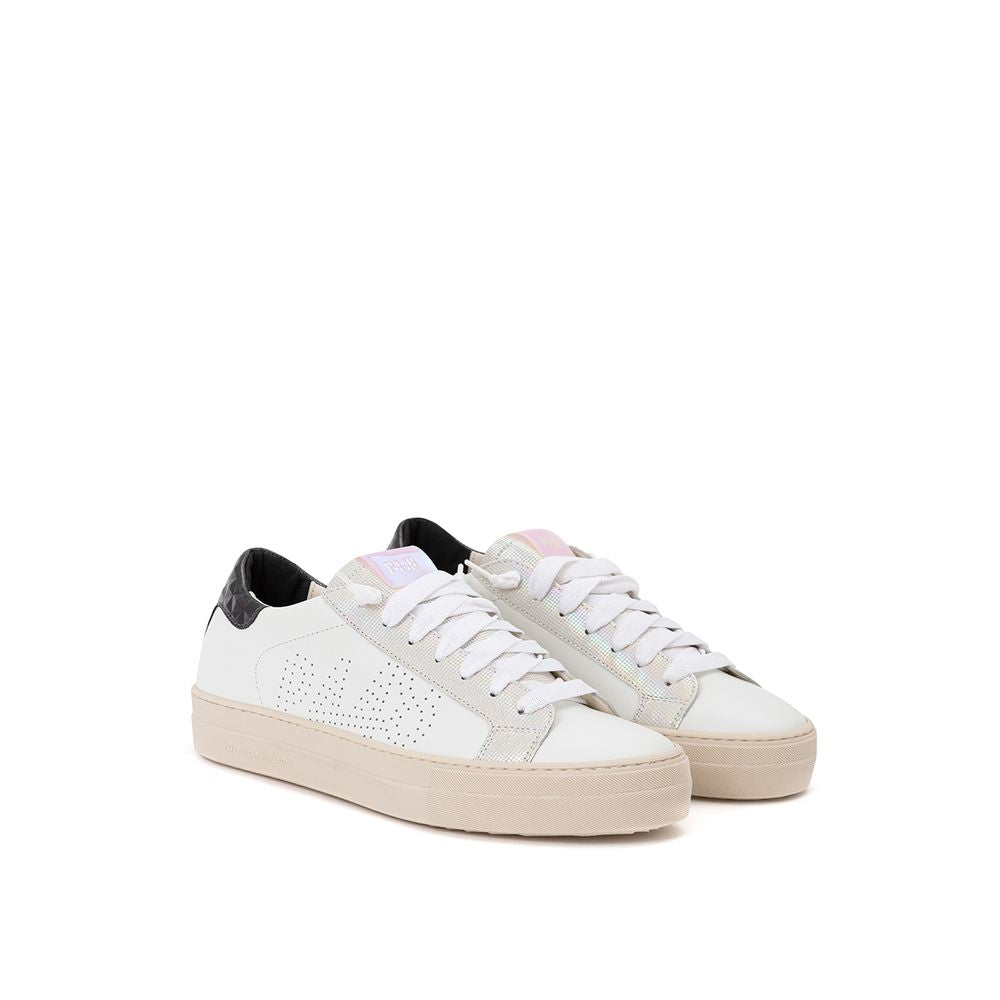 P448 Elevate Your Sneaker Game with All-White Italian Leather Kicks by P448