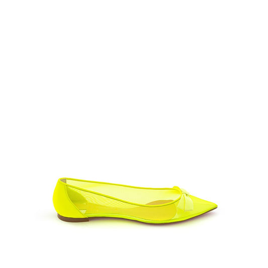 Christian Louboutin Sunshine Yellow Mesh Flat Elegance by Christian Louboutin