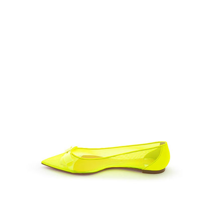 Christian Louboutin Sunshine Yellow Mesh Flat Elegance by Christian Louboutin
