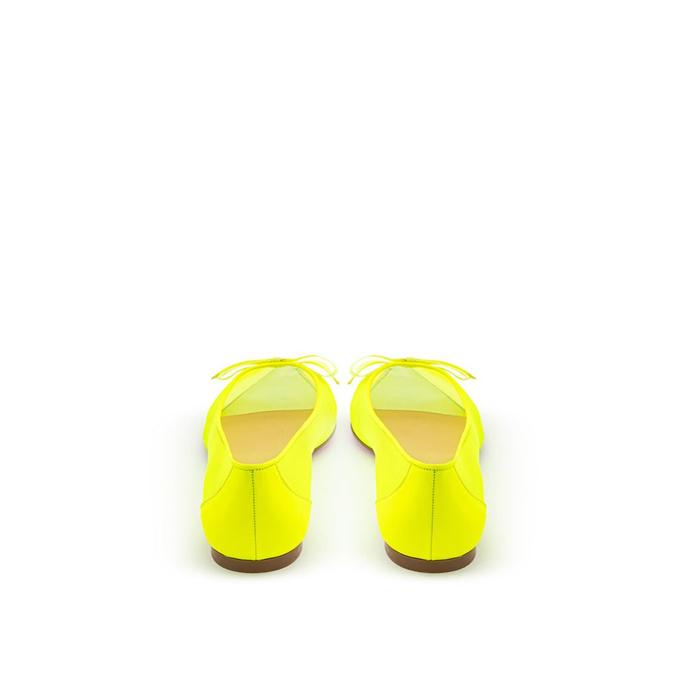 Christian Louboutin Sunshine Yellow Mesh Flat Elegance by Christian Louboutin