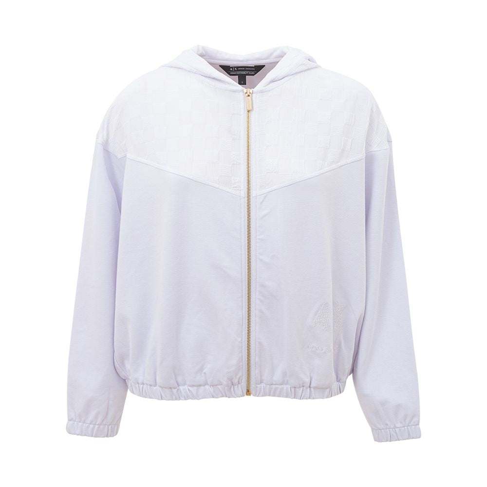Armani Exchange Chic White Viscose Sweater for Women by Armani Exchange