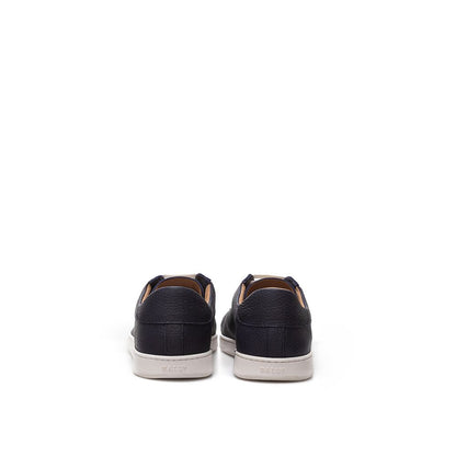 Bally Elegant Blue Leather Sneakers For Men by Bally