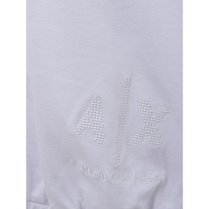 Armani Exchange Chic White Viscose Sweater for Women by Armani Exchange
