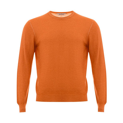 Gran Sasso Orange Wool Sweater by Gran Sasso