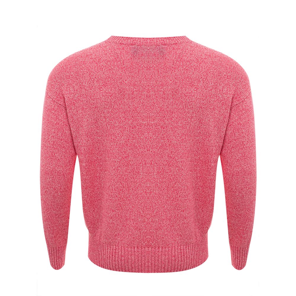Gran Sasso Pink Cotton Sweater by Gran Sasso