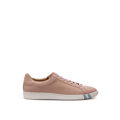 Bally Elegant Pink Leather Sneakers by Bally