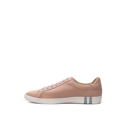 Bally Elegant Pink Leather Sneakers by Bally