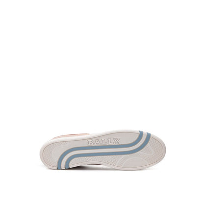 Bally Elegant Pink Leather Sneakers by Bally