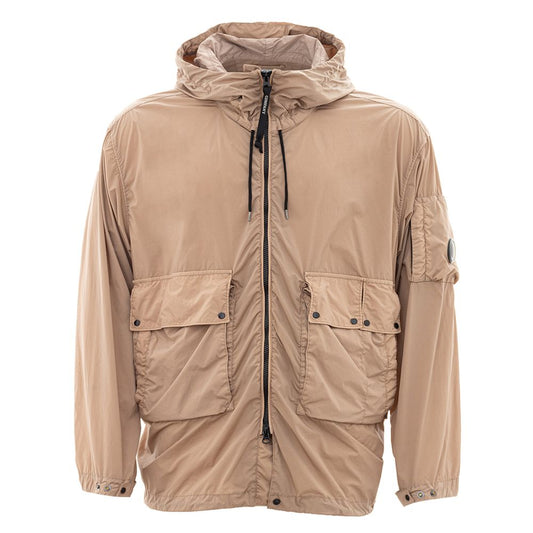 Veste en polyamide beige de style urbain surélevé de la CP Company