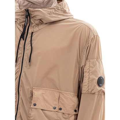 Veste en polyamide beige de style urbain surélevé de la CP Company