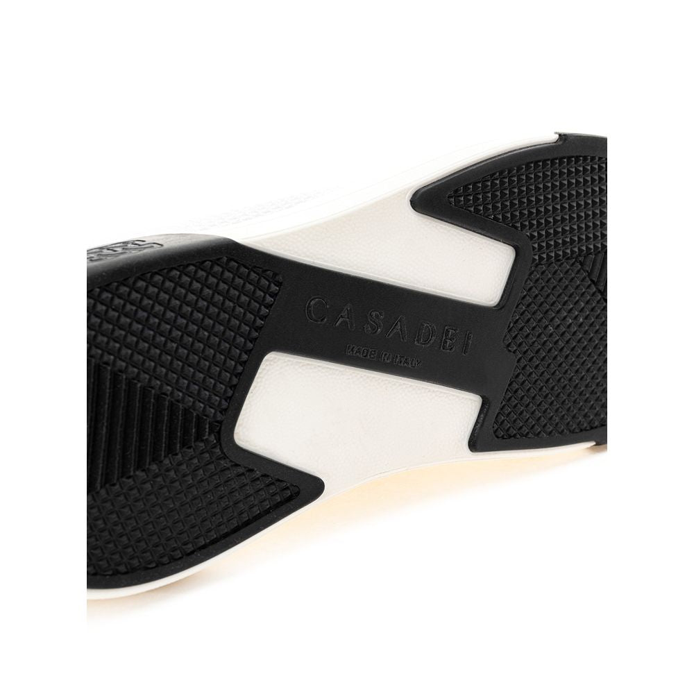 Casadei Elegant White Leather Sneakers by Casadei