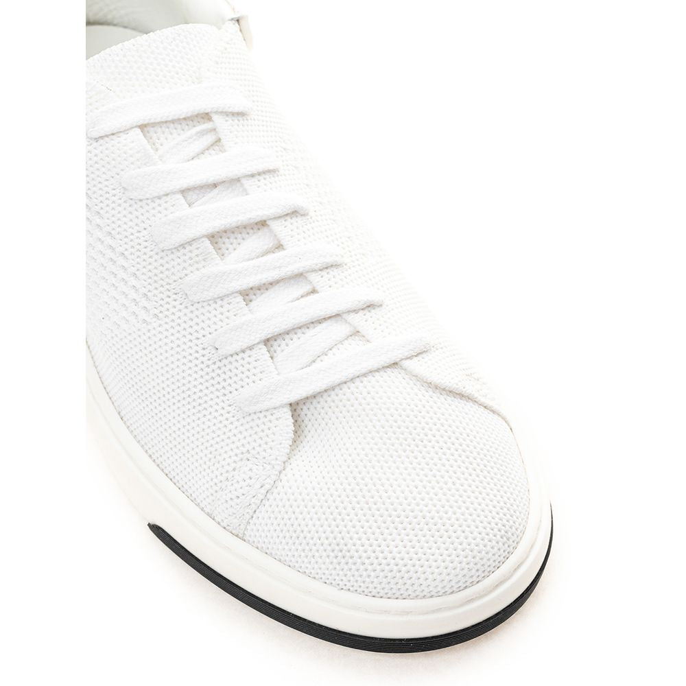 Casadei Elegant White Leather Sneakers by Casadei